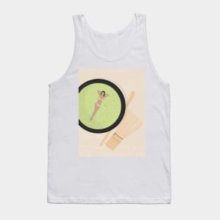 Matcha bath Tank Top